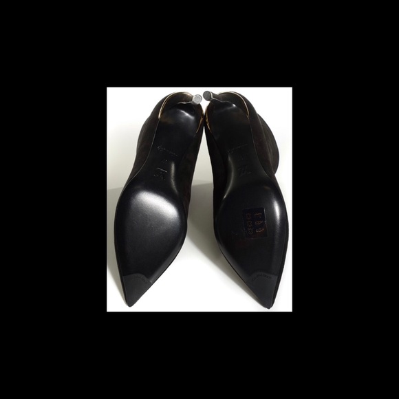 LOUIS VUITTON Suede Eyeline Ankle Boots 37 Black - Picture 5 of 6